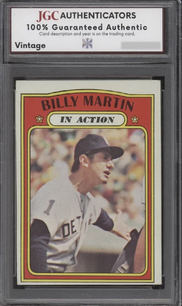 Billy Martin · JGC Card