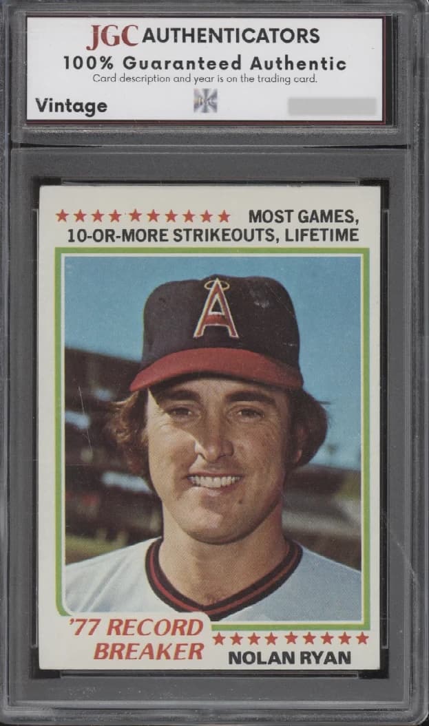 Nolan Ryan · JGC Card