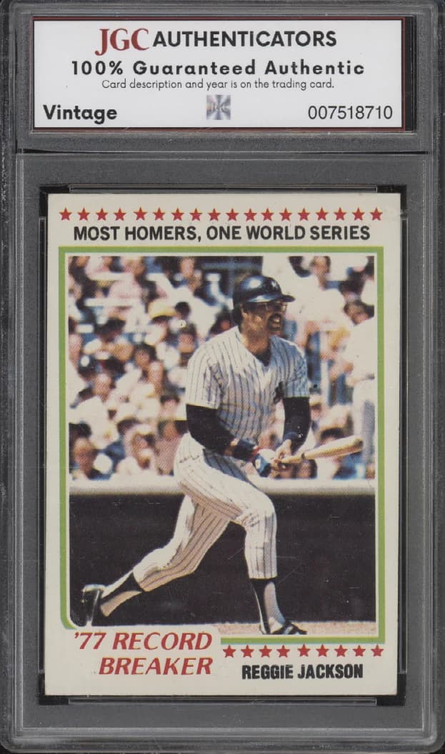 Reggie Jackson · JGC Card